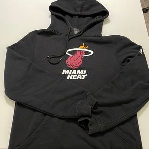 Adidas Miami Heat Sweatshirt Hoodie Size S